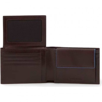 Кошелек мужской PIQUADRO BLUE SQUARE REVAMP PU1392B2VR/MO коричневый Кошелек мужской PIQUADRO BLUE SQUARE REVAMP PU1392B2VR/MO коричневый