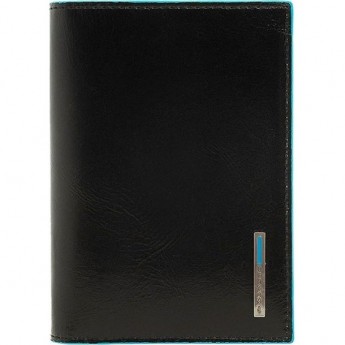 Обложка для документов PIQUADRO BLUE SQUARE PP5256B2/N черная Обложка для документов PIQUADRO BLUE SQUARE PP5256B2/N черная