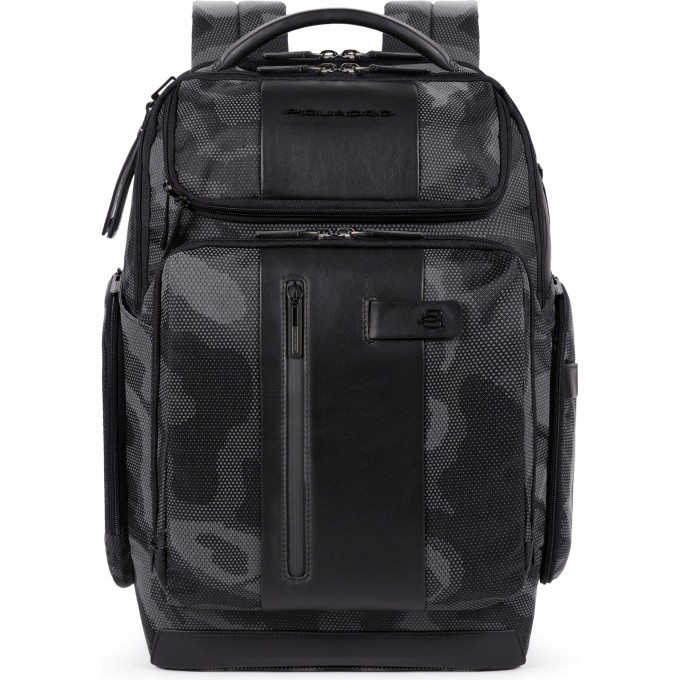 Рюкзак PIQUADRO BRIEF2 черный камуфляж CA5477BR2BM/CAMOREFN